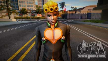 Giorno Giovanna from JJBA Diamond Records 3 para GTA San Andreas