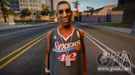 76ers jersey guy HD para GTA San Andreas