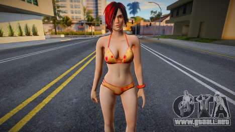 DOAX3 Mila Macchiato Bikini para GTA San Andreas