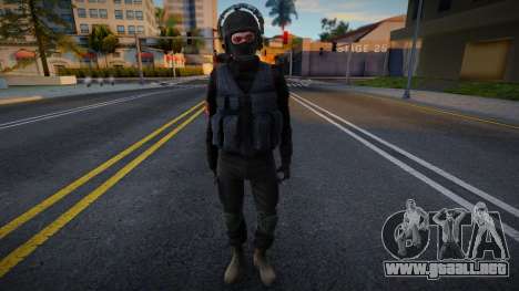 Oficial de Rosgvardia con uniformes especiales para GTA San Andreas
