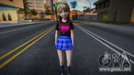 Love Live - Tshirt 122 para GTA San Andreas