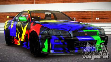 Nissan Skyline R34 SP Nismo S10 para GTA 4