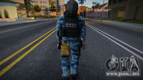 Policía antidisturbios con casco para GTA San Andreas