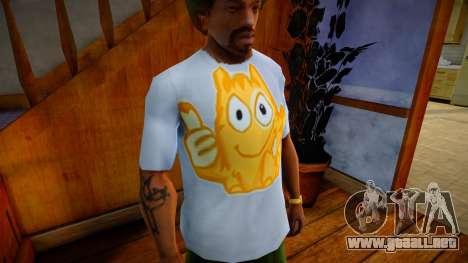 Camiseta con gato Peach para GTA San Andreas