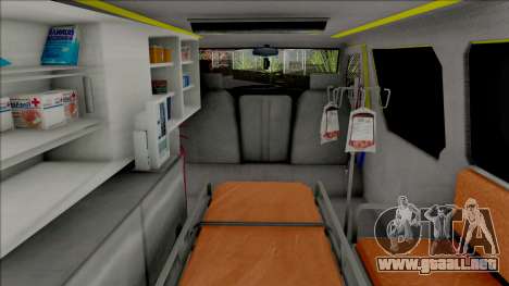 Toyota Hiace Quezon City Ambulance para GTA San Andreas