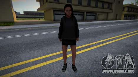 Linda chica con falda para GTA San Andreas