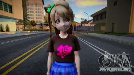 Love Live - Tshirt 122 para GTA San Andreas