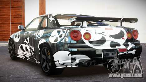 Nissan Skyline R34 SP Nismo S8 para GTA 4