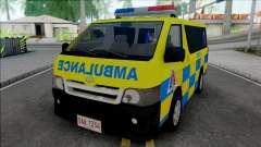 Toyota Hiace Quezon City Ambulance para GTA San Andreas