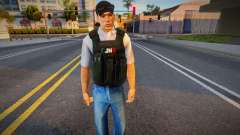 Un hombre con chaleco antibalas para GTA San Andreas