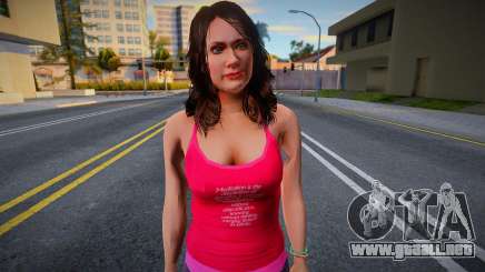 Amanda from GTA V para GTA San Andreas