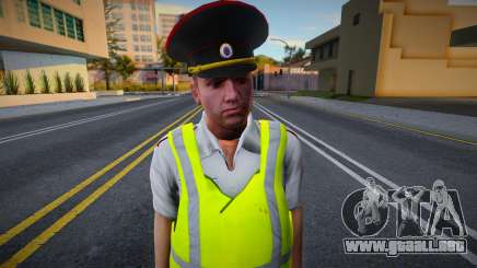 Agente de la Policía de Tráfico con uniforme de verano para GTA San Andreas