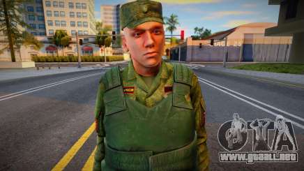 Militar con armadura corporal para GTA San Andreas