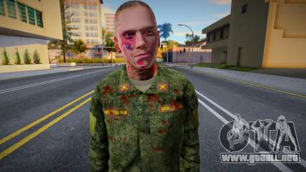 Soldado golpeado para GTA San Andreas