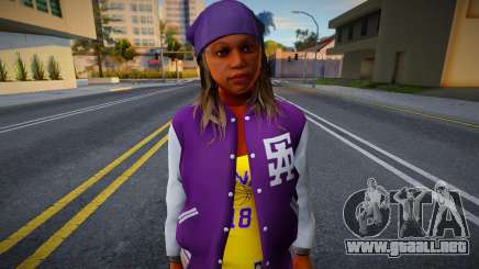 Ballas Girl from GTA V para GTA San Andreas