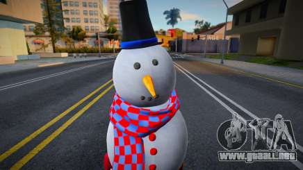 Muñeco de nieve v2 para GTA San Andreas