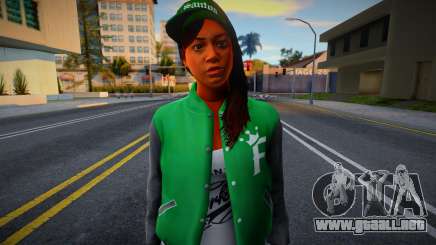 Grove (Families) Girl from GTA V 2 para GTA San Andreas