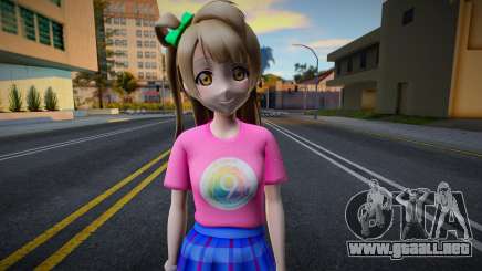 Love Live - Tshirt 148 para GTA San Andreas