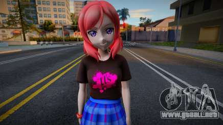 Love Live - Tshirt 121 para GTA San Andreas