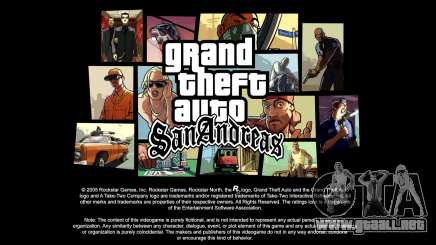 Classic Splash Screen 4K para GTA San Andreas Definitive Edition