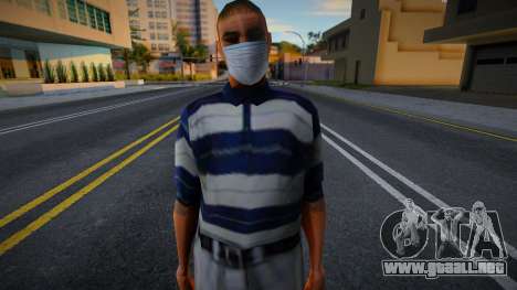 T-Bone en una máscara protectora para GTA San Andreas