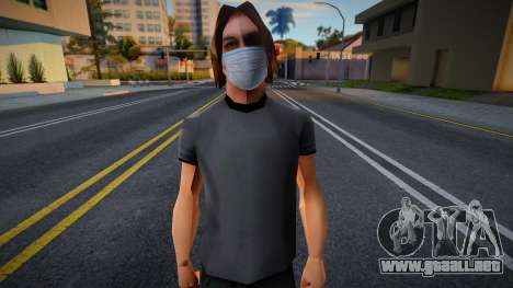 Wmyclot en una máscara protectora para GTA San Andreas