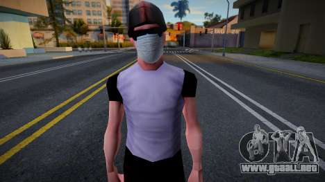 Wmyro en una máscara protectora para GTA San Andreas