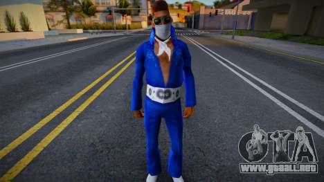 Vimyelv en una máscara protectora para GTA San Andreas