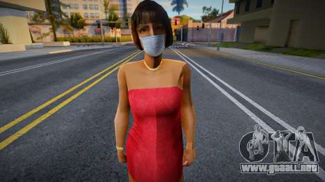 Hfyri en una máscara protectora para GTA San Andreas
