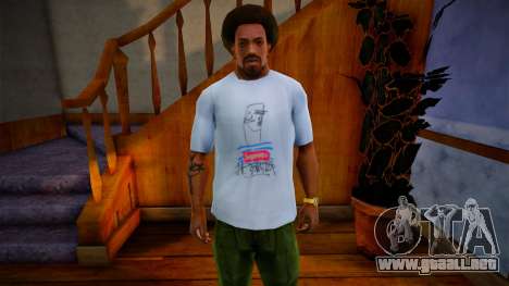 Supreme Jean Paul Gaultier Tee White para GTA San Andreas