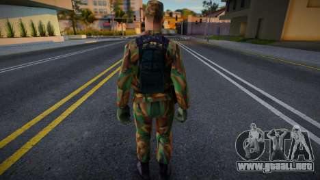 Ejército con máscara protectora para GTA San Andreas