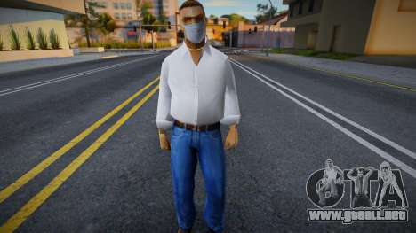 Hmyri en máscara protectora para GTA San Andreas