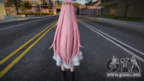 PDFT Megurine Luka Chiffon Dress para GTA San Andreas