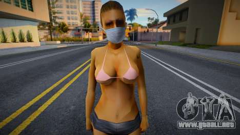 Bfypro en una máscara protectora para GTA San Andreas