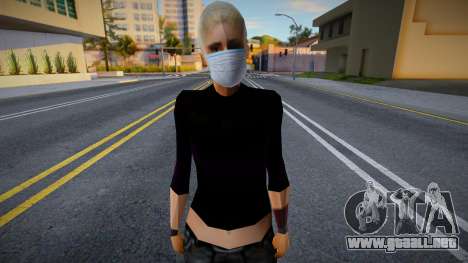 Wfyst en una máscara protectora para GTA San Andreas