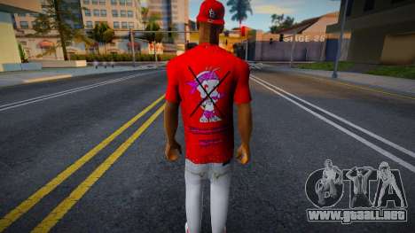 El chico de la camiseta roja para GTA San Andreas