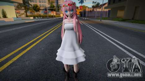 PDFT Megurine Luka Chiffon Dress para GTA San Andreas