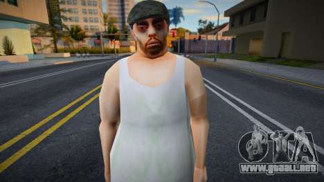 Un hombre con una camiseta blanca para GTA San Andreas