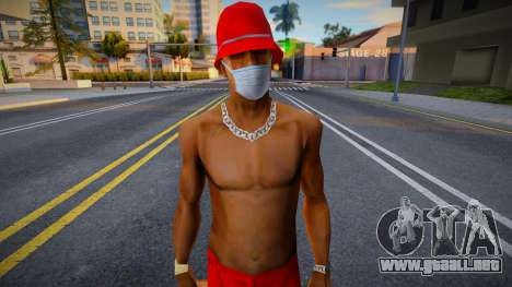 Bmydj en una máscara protectora para GTA San Andreas