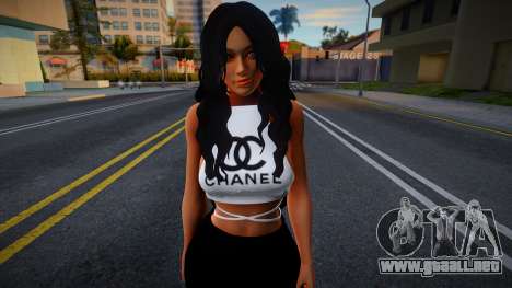 Girl in Chanel Clothes para GTA San Andreas