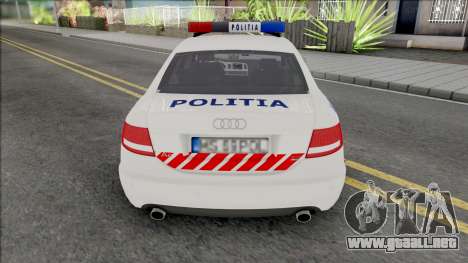 Audi A6 Politia Romana para GTA San Andreas