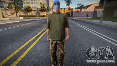 Swmyhp2 en una máscara protectora para GTA San Andreas