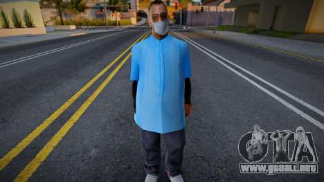 Bmybar en una máscara protectora para GTA San Andreas