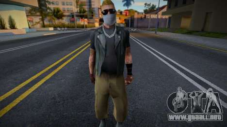 Wmycr en una máscara protectora para GTA San Andreas