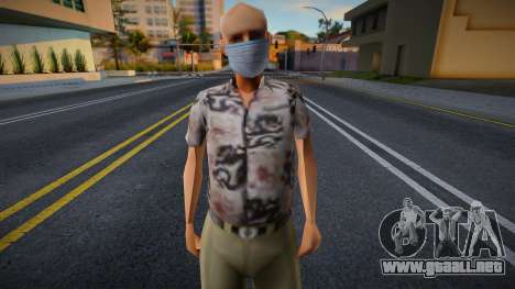 Swmori con una máscara protectora para GTA San Andreas