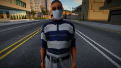 T-Bone en una máscara protectora para GTA San Andreas