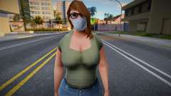Dwfylc1 en una máscara protectora para GTA San Andreas