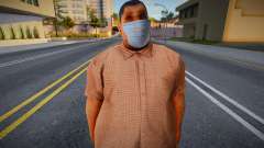 Big Bear con una máscara protectora para GTA San Andreas