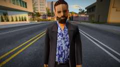 Claude con barba para GTA San Andreas