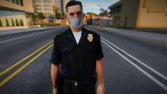 Lapd1 en una máscara protectora para GTA San Andreas